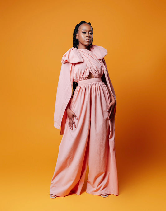 Safiyah Jumpsuit (Salmon)