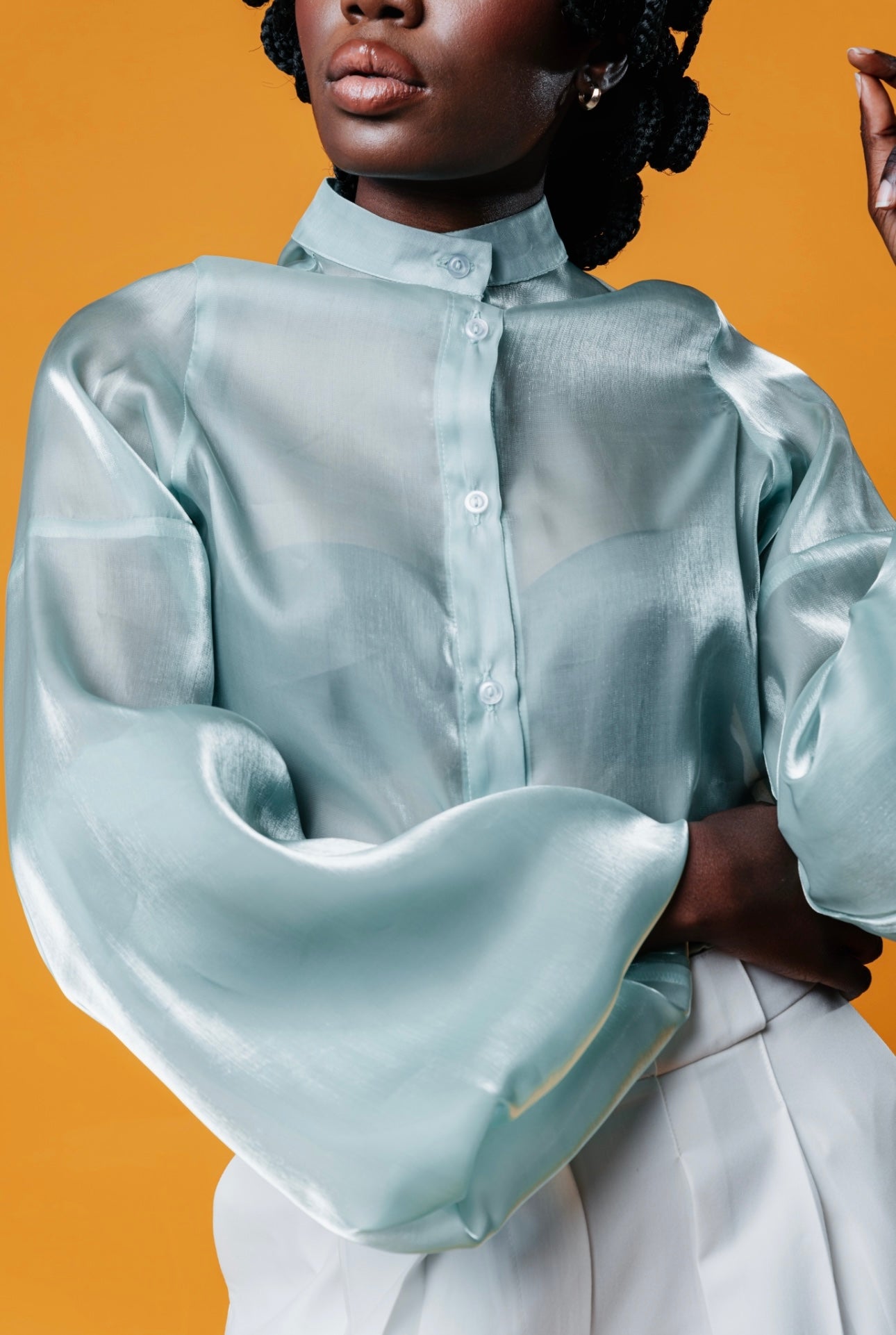 Jela Blouse (Mint Turquoise)