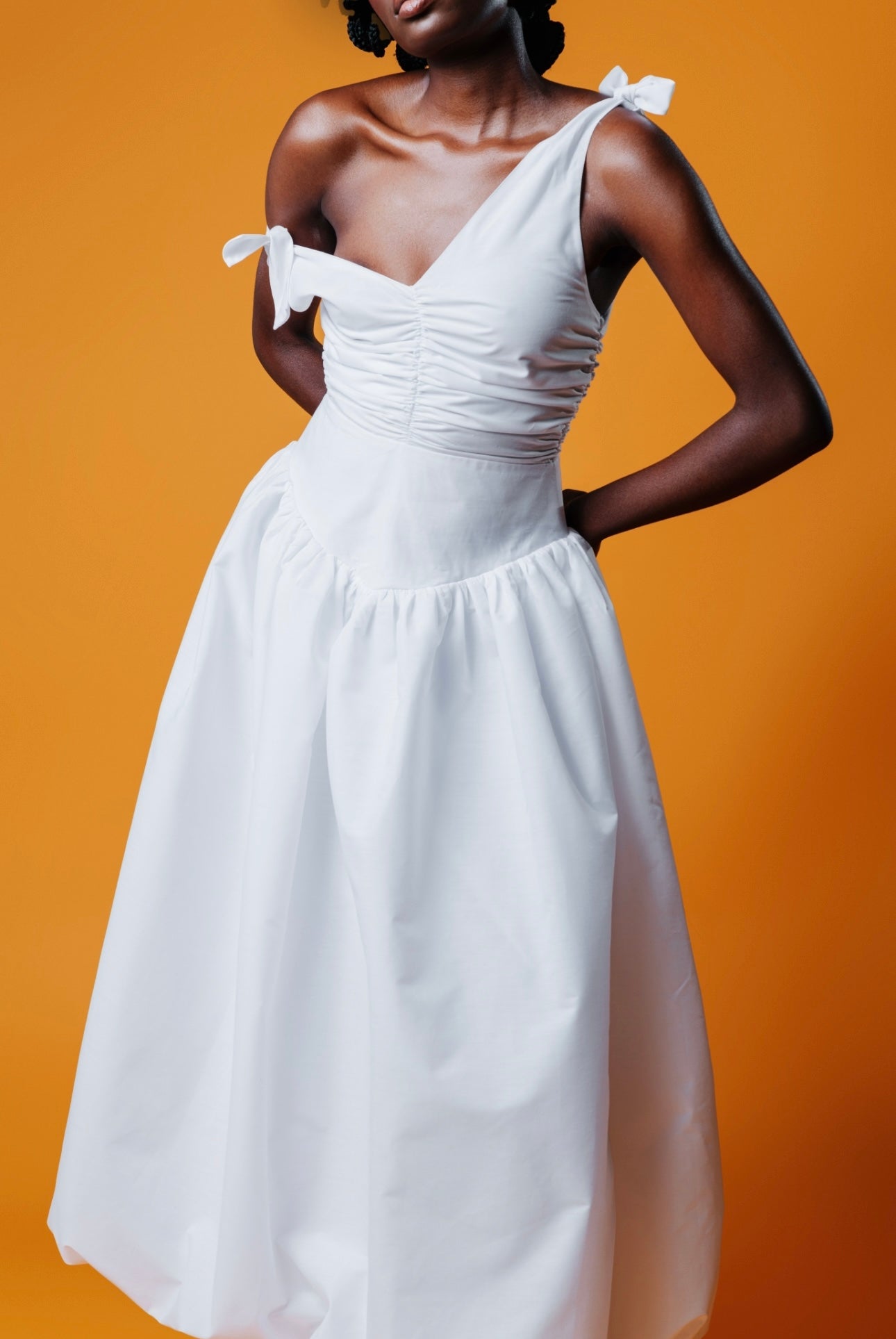 Shani Maxi Bubble Dress (White)